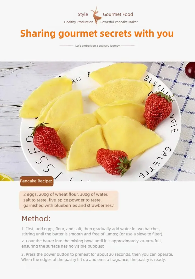 Máquina de waffle elétrica TINSOL, máquina de fazer bolos, máquina de assar pizza para o café da manhã, chapa para panquecas, frigideira antiaderente, frigideira para rolinhos primavera.