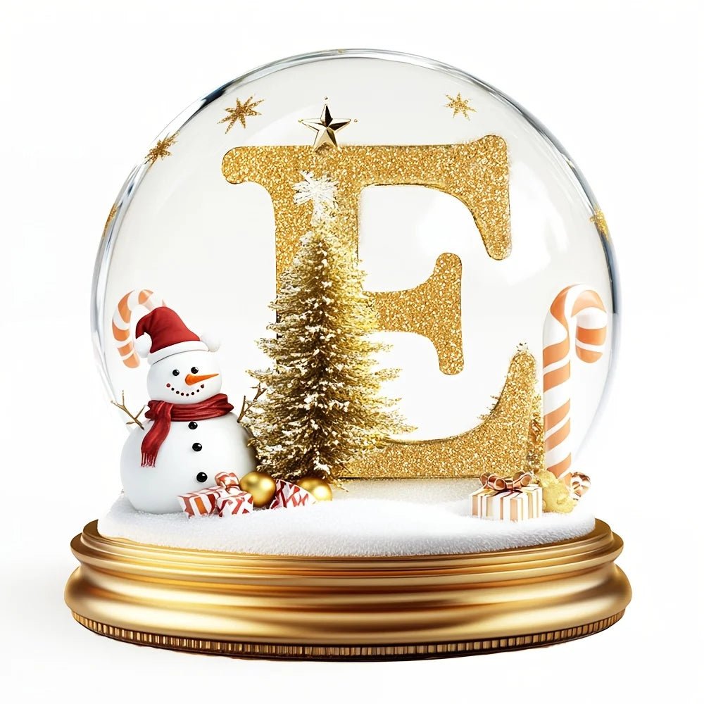 Decorações de árvore de natal letras mistas ornamento de mesa família retrato decoração fazenda férias decoração de mesa acrílico