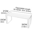 Prateleira de Armazenamento para Cozinha sob a Pia, Prateleira em Camadas para Armário, Bancada, Armário Extensível, Suporte para Louças para Casa