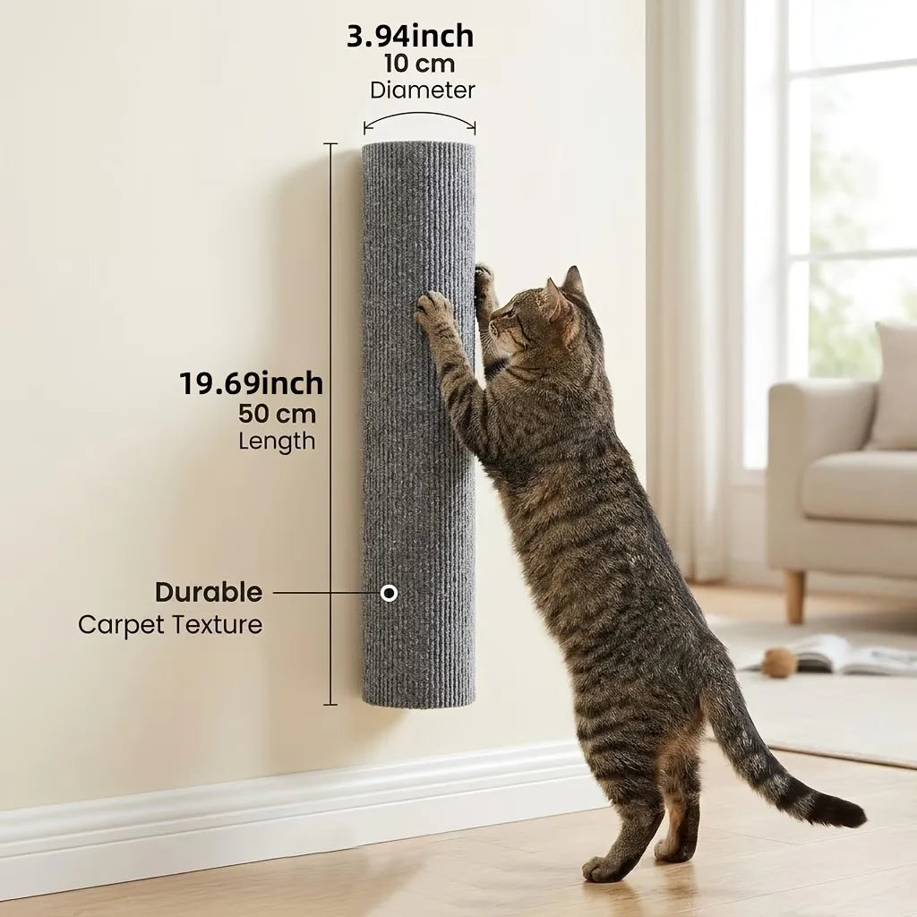 Poste Arranhador para Gatos de Alta Adesão, Brinquedo para Animais de Estimação, Ideal para Gatos Afiarem as Garras em Ambientes Internos