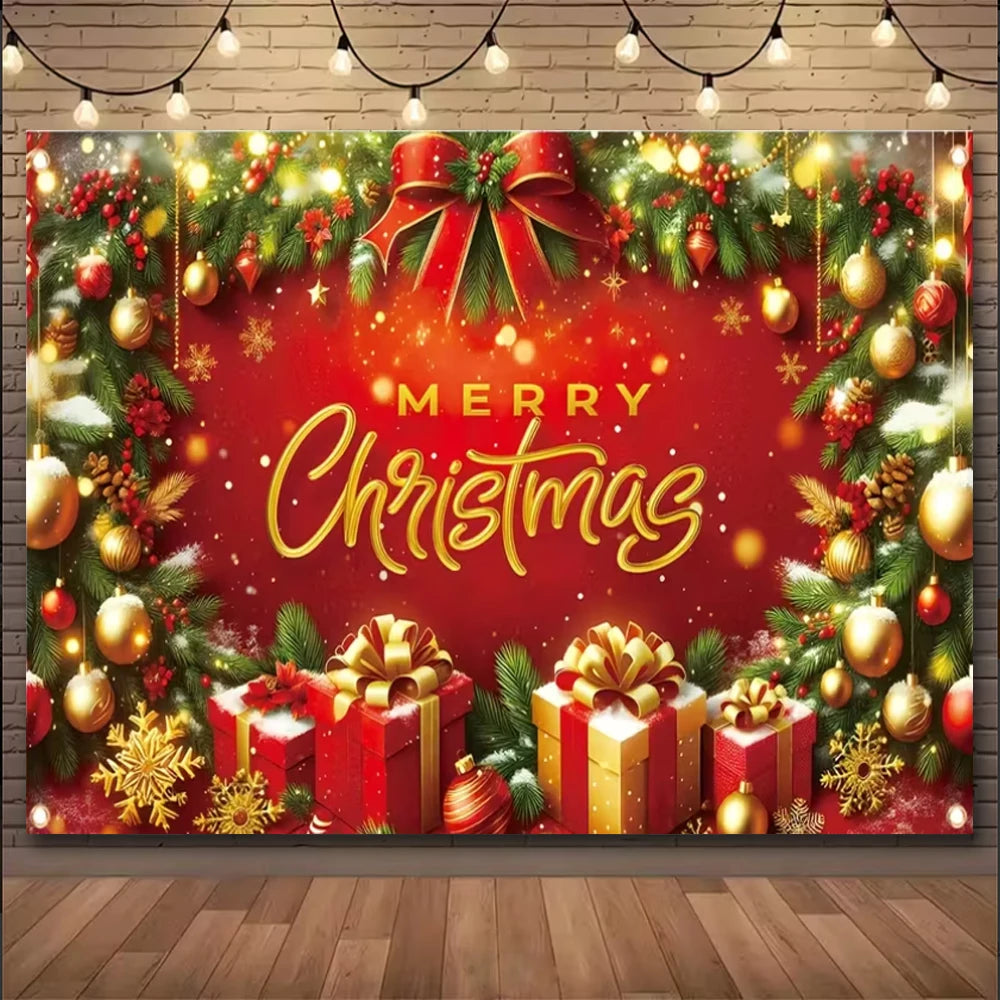 Natal inverno fundo vintage lareira festa decoração crianças photo studio suprimentos árvore de natal lanternas cenário nevado