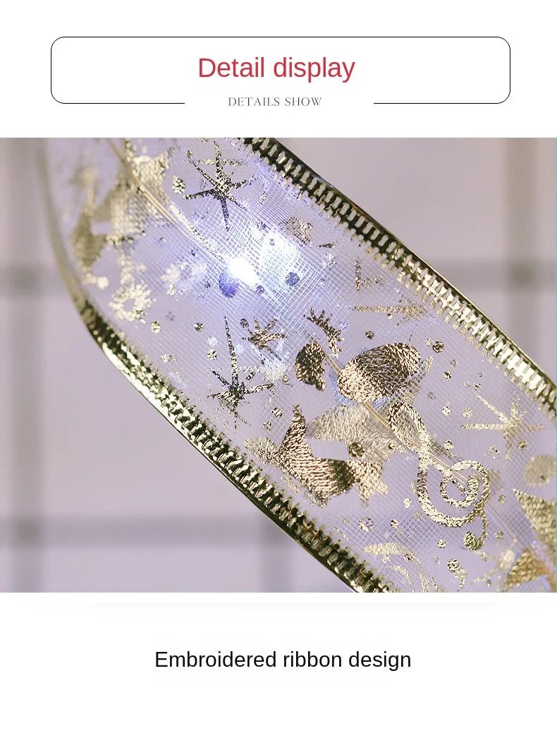 Decoração de natal fita luzes de fadas ornamento da árvore de natal luzes da corda de natal navida natal decoração de ano novo 2025