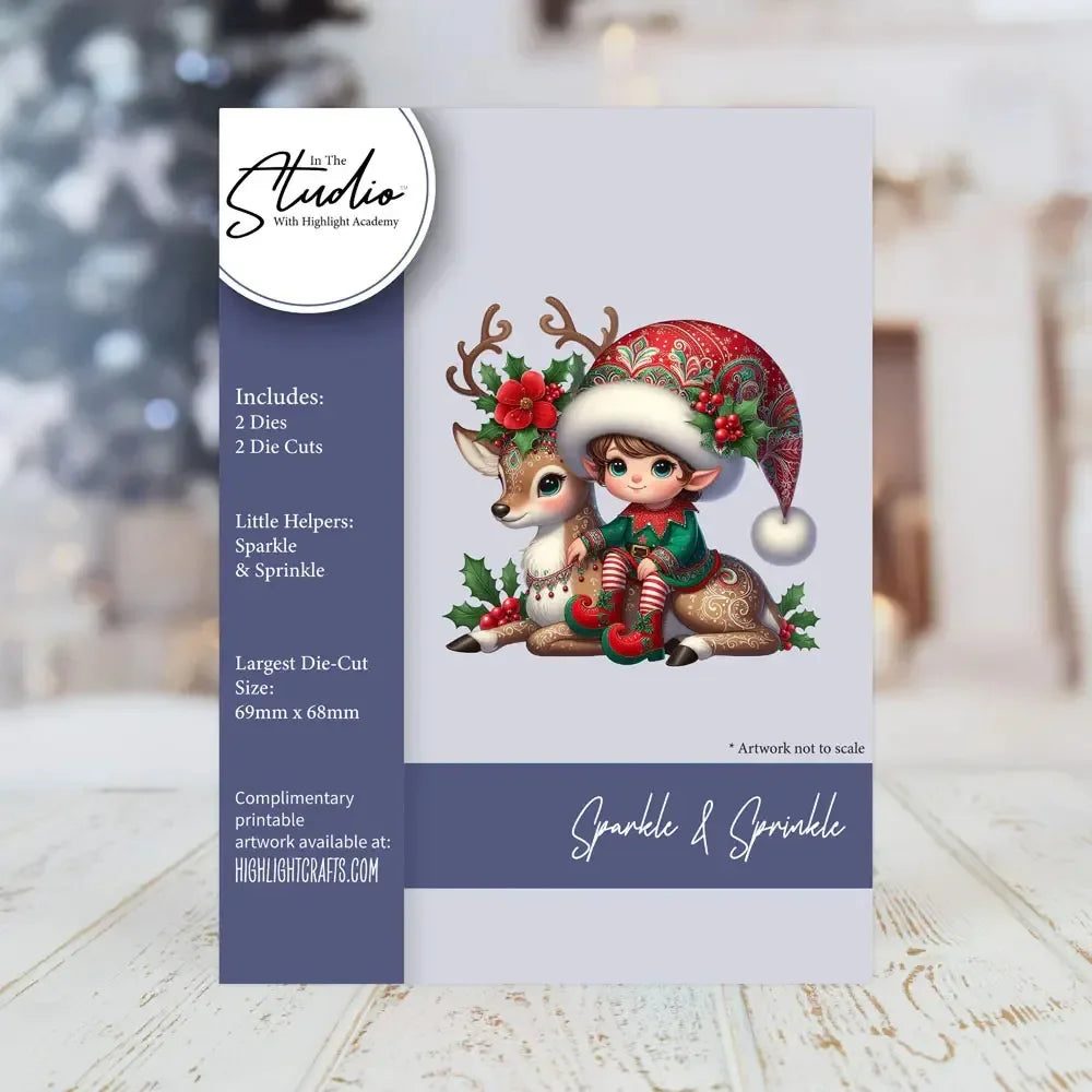 Cortador de Metal e Estêncil para Papel DIY de Álbum de Fotos com Temas de Natal: Brilho Cintilante, Confetes, Raminhos e Bagas