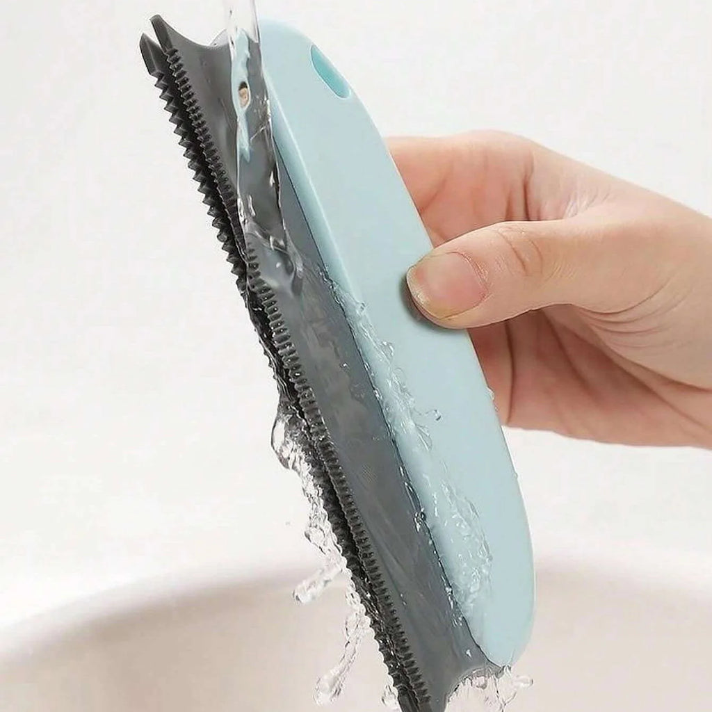 Escova removedora de pêlos de animais de estimação eficaz para gatos e cães - rasga suavemente a lã e limpa a pele para uma casa limpa e arrumada