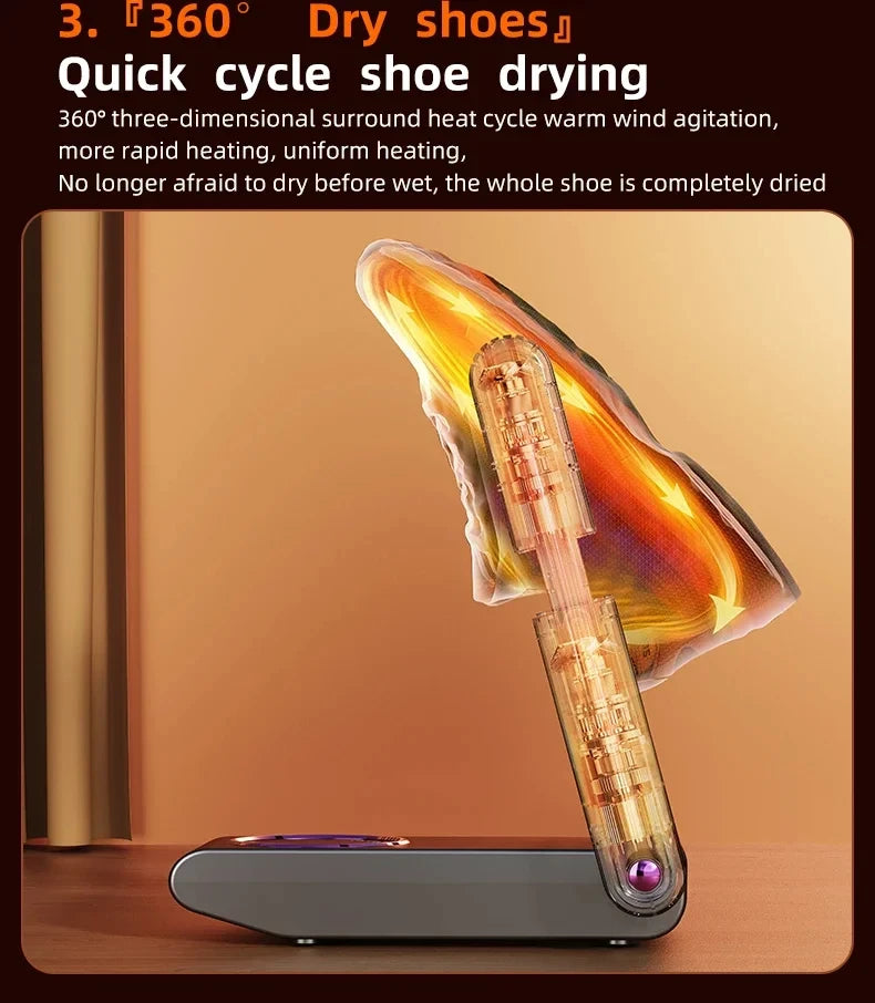 HOMEFISH Secador de sapatos elétrico estilo coreano 220V - Aquecedor de calçados para desodorização e esterilização de aparelhos para uso doméstico