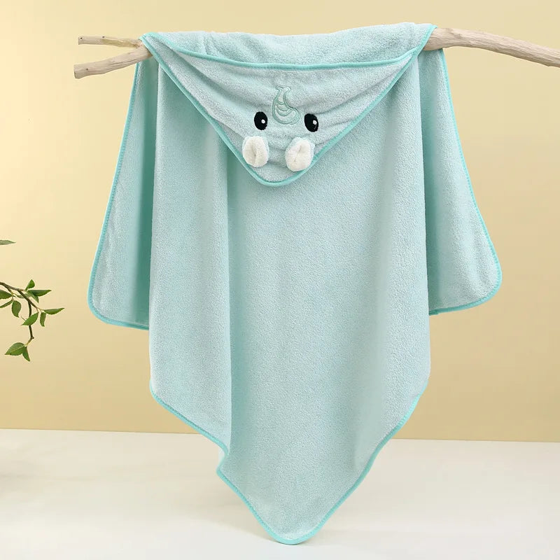 Toalha de banho fofa para bebê, toalha absorvente macia para recém-nascidos, cobertores para bebês para meninas e meninos Kasa & Pet