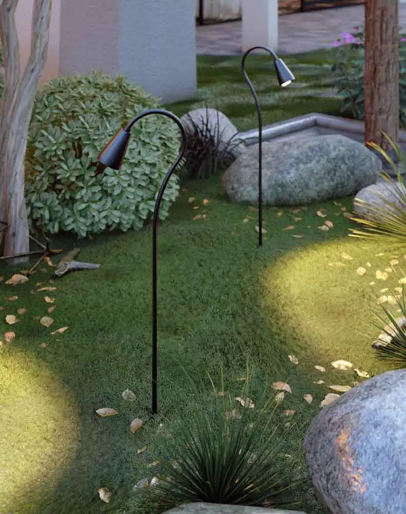 Gramado impermeável ao ar livre simplificado moderno reed lâmpada pátio paisagem gramado conectado à lâmpada elétrica plug in