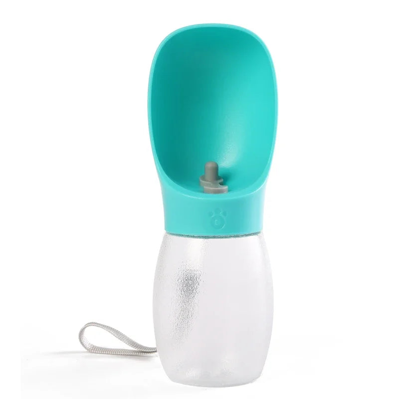 Garrafa de Água Portátil para Cães, 300 ml, à Prova de Fugas