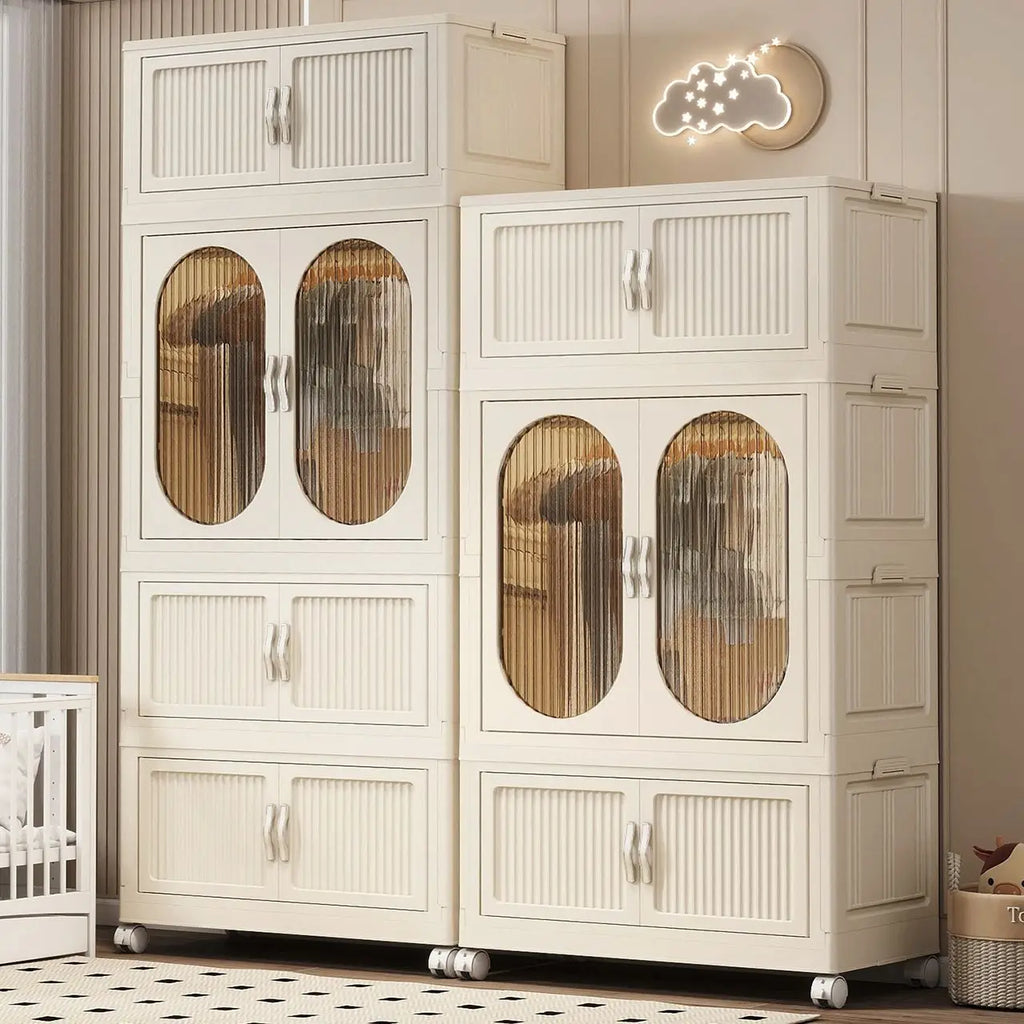 Armário de armazenamento para bebês, uso doméstico, roupas e colcha, guarda-roupa para crianças, escola primária, roupas de estudante, armário de armazenamento dobrável
