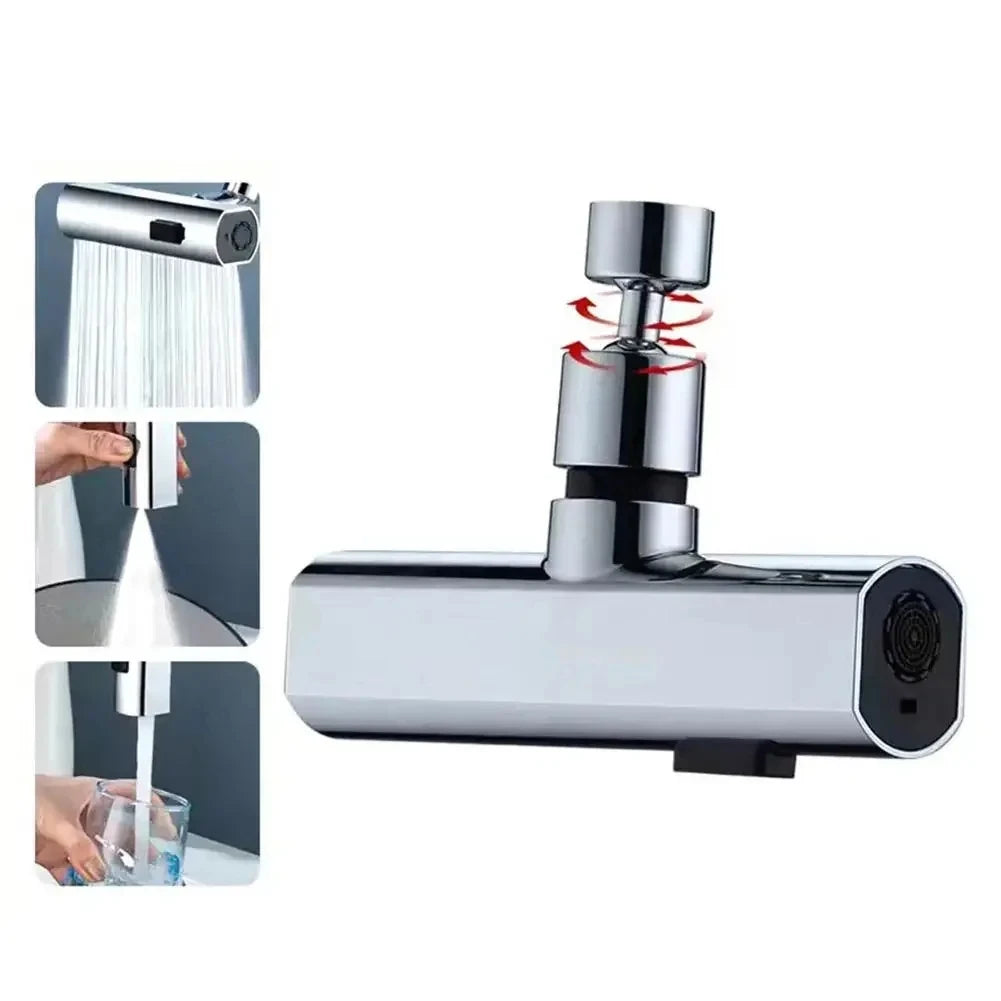 Nova torneira da cozinha cachoeira fluxo pulverizador cabeça pulverizador filtro difusor de poupança água bico torneira conector acessório