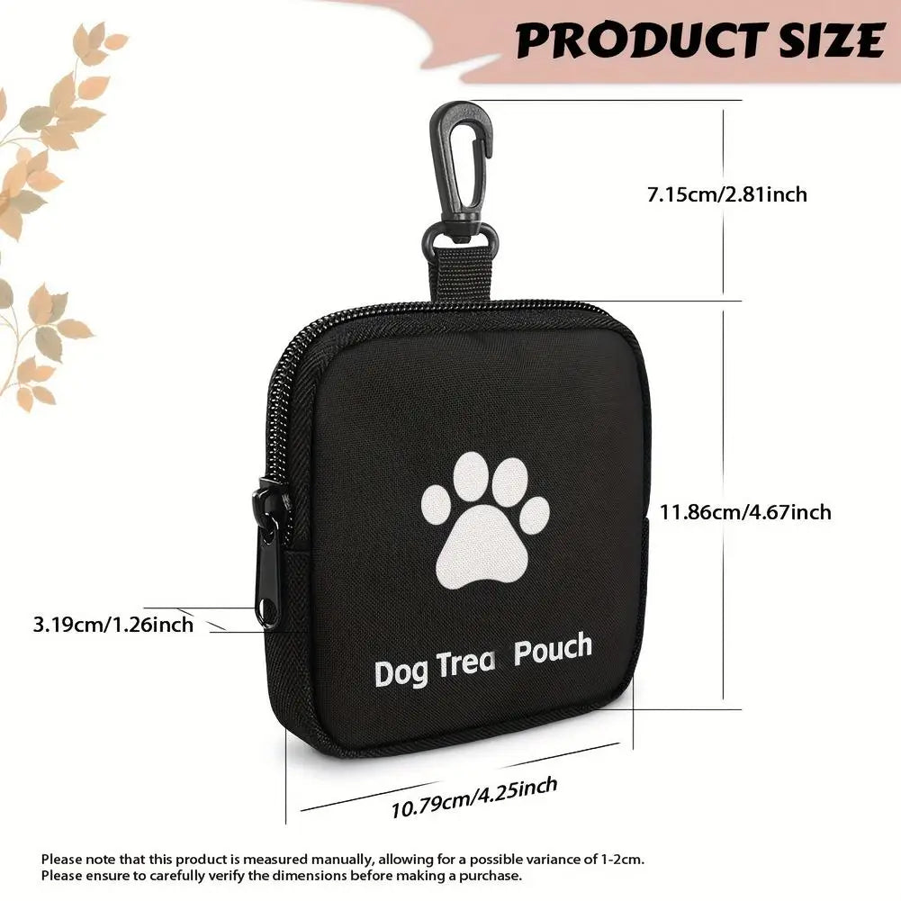1 unidade Bolsa Portátil para Petiscos de Cães, Pochete de Cintura para Passeio e Treinamento ao Ar Livre, Bolso de Armazenamento de Alimentos