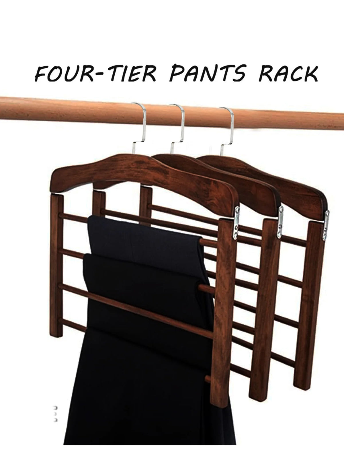 Rack de secagem de roupas de madeira maciça rack de armazenamento de guarda-roupa multi-função rack de calças de madeira maciça toalheiro casa apartamento roupas ra