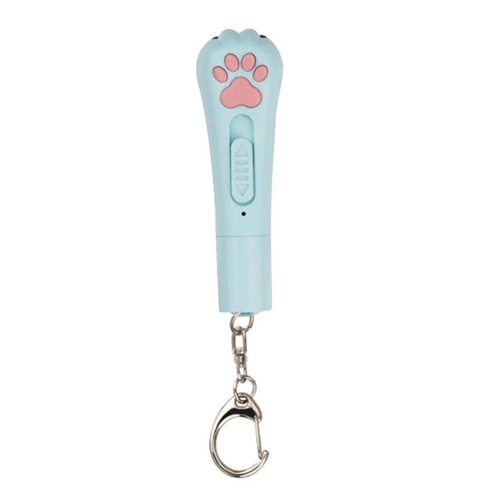 3-em-1 pet ponteiro gato brinquedo usb recarregável ponto vermelho luz engraçado gato caçador vara caneta interativa ponteiro produtos para animais de estimação Kasa & Pet