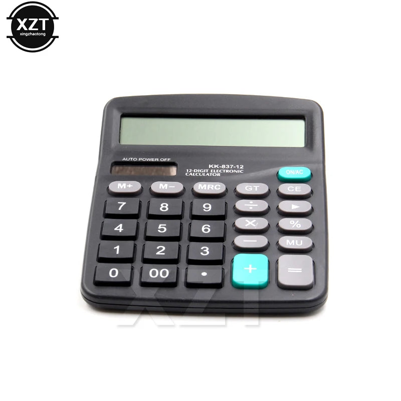 Calculadora científica de 12 dígitos, bateria solar aa, energia dupla, calculadoras de uso geral, programador