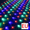 Decorações de natal lâmpada led rede de pesca luz ao ar livre à prova dwaterproof água rua árvore decoração luz festival casamento malha luz