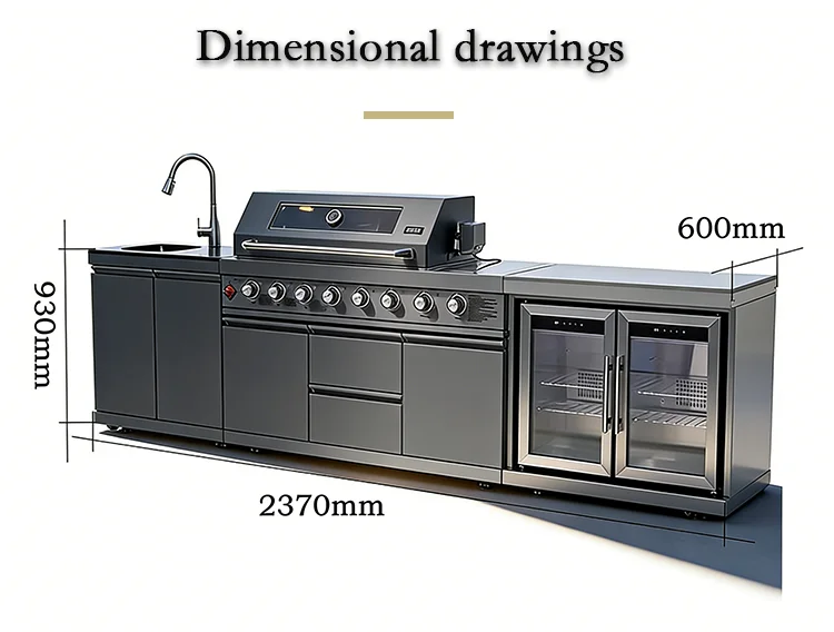Cozinhas Completas: Oferecemos Cozinhas Externas Completas, Conjuntos de Armários Duráveis com Ilhas e Carrinhos de Cozinha, Conjunto de Utensílios de Cozinha
