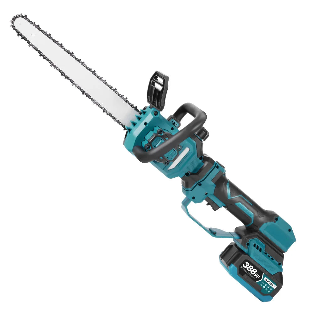 Yofidar 12 Polegada pólo telescópico sem escova motosserra elétrica jardim carpintaria poda serra para makita 18-21v bateria pino