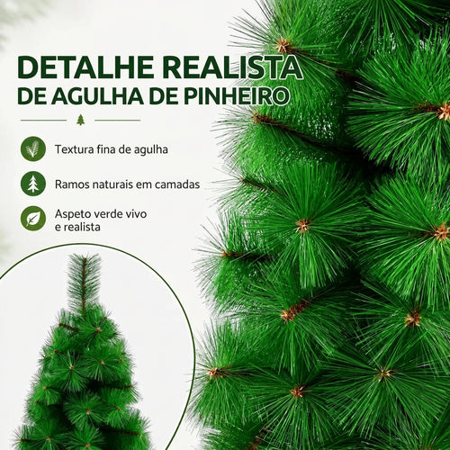 100% completo pe árvore de natal agulhas de pinho artificial decoração da árvore de natal casa decoração de natal atmosfera decoração 90cm-180cm