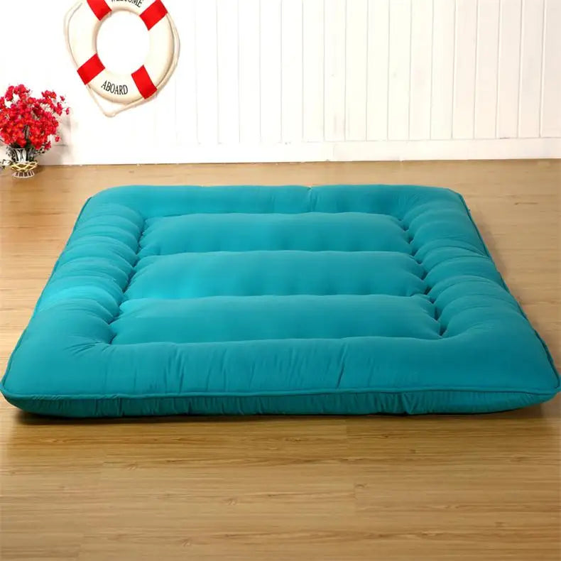 Colchão Tatami Espesso Estilo Japonês, Tapete de Chão Macio, Almofada Dobrável para Descanso em Casa, Acessório para Quarto