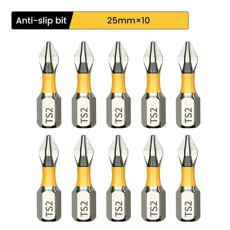 Brocas Longas de Aço Liga Antiderrapantes PH2, Ponta Magnética para Chave de Fenda, Broca de Impacto para Madeira 25/50/65/70/90/150mm - Kasa & Pet