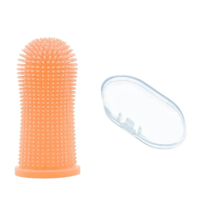 Escova de Dentes para Cães Super Macia, Escova de Dentes de Silicone Não Tóxica para Limpeza de Dentes e Cuidado do Hálito de Gatos e Cães, Produtos para Animais de Estimação Kasa & Pet