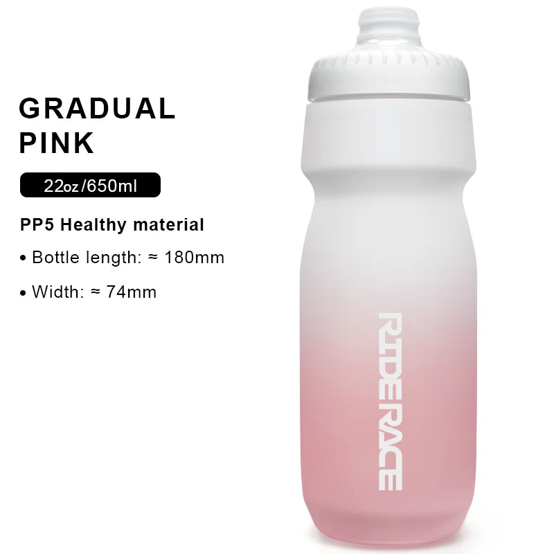 Cycling Water Bottle PP5 Taste-Free Lightweight Outdoor Sports Squeeze Bottle Bicycle Water Bottle Portable Bike Drink Cup