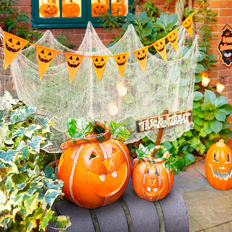 2m/4m decorações de halloween preto assustador gaze pano janela mesa porta net assustador fantasia vestido festa casa assombrada parede decoração diy
