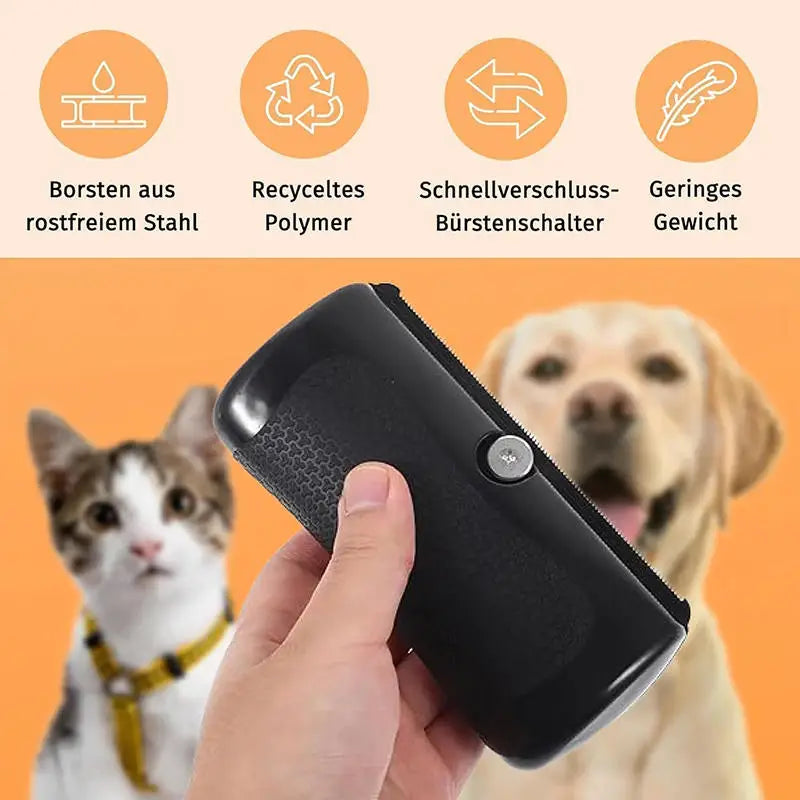 Escova Profissional para Remoção de Pelos de Animais, Escova Multifuncional Ergonômica para Cães, Ferramenta de Remoção de Pelos