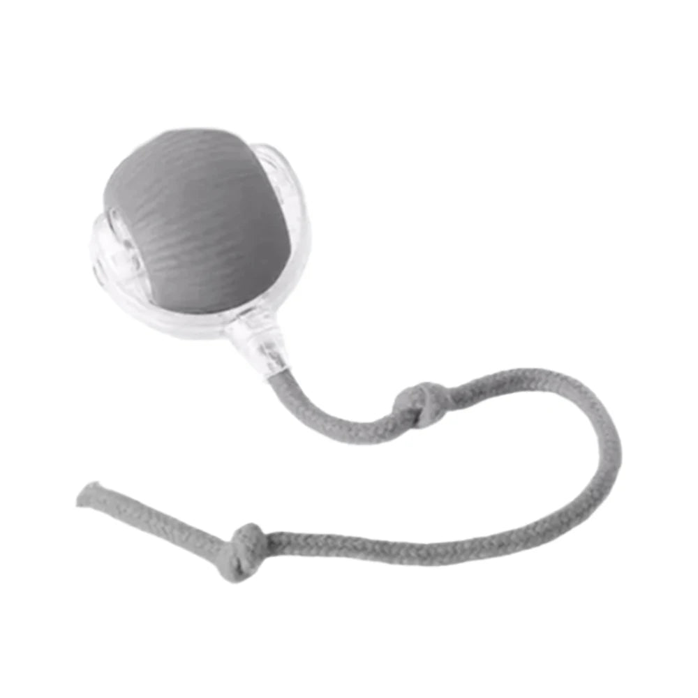 Automatic Toy for Cats Interactive Ball with Motion Sensor and Fake Tail Safe Design That Doesn't Hurt