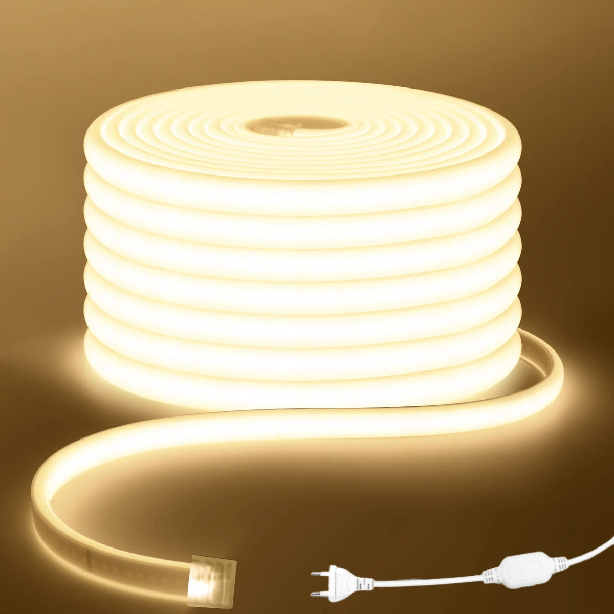 1m-35m brilho surper cob led luz de tira 288leds/m ra90 220v ao ar livre tubo de silicone à prova dwaterproof água para quintal piscina caminho