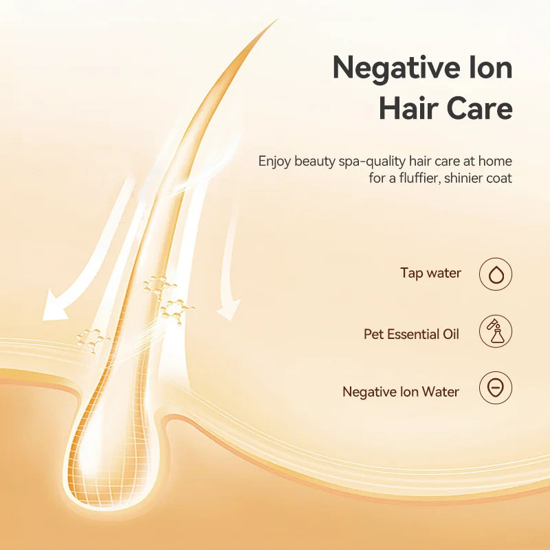 Rojoeco pet vapor pente gato escovas de spray elétrico para remoção do cabelo do cão pentes pet ferramentas aliciamento gatinho escovas remoção do cabelo