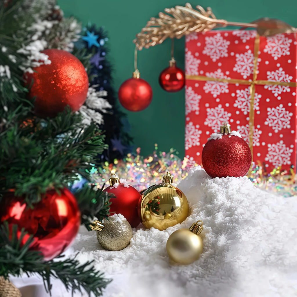 24 pçs 3cm bolas de natal decorações de natal enfeites de árvore bola de natal pendurado pingentes de árvore decoração de festa em casa presente de ano novo