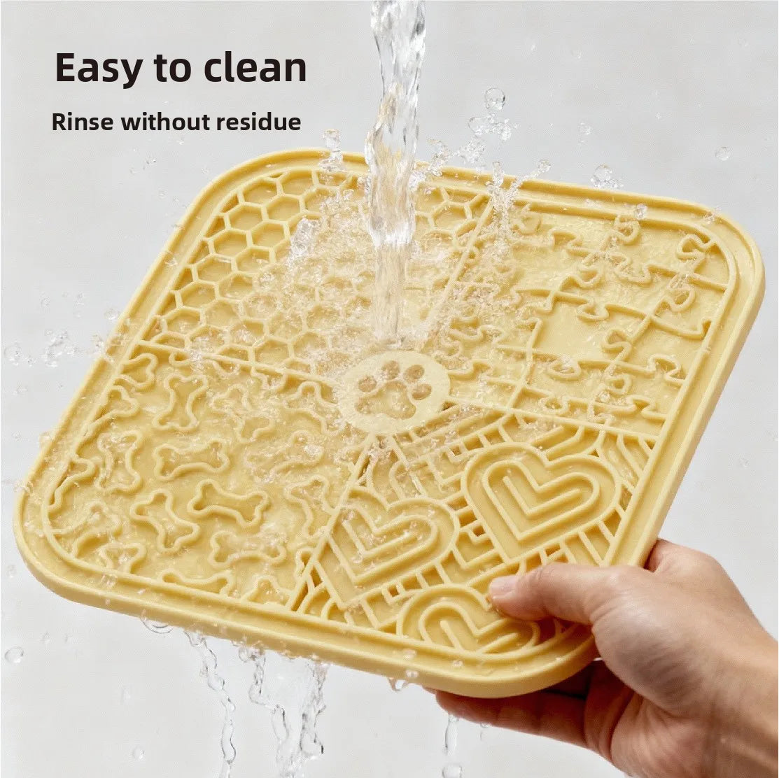Tapete de Silicone para Lamber para Cães e Gatos, Almofada de Alimentação Lenta, Alívio da Ansiedade, Banho e Higiene, Suprimentos para Animais de Estimação