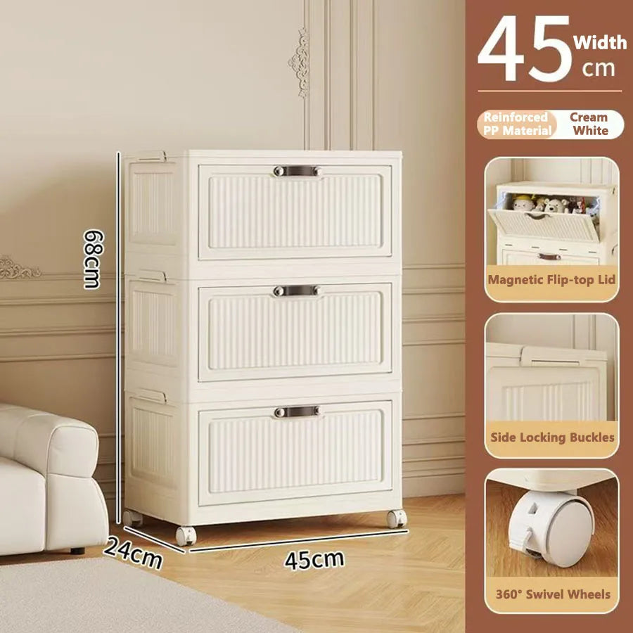 Armário de armazenamento, caixa de armazenamento dobrável, armário para brinquedos para a sala de estar, prateleira de armazenamento, armário para lanches, caixa organizadora, armário de armazenamento para a cozinha, arm