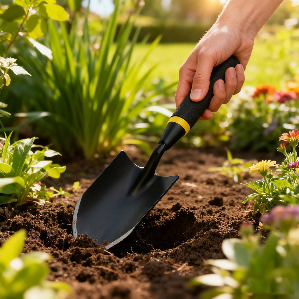 Pá de jardim ferramentas de jardinagem pás agrícolas ferramenta multifuncional mini equipamento de mão ferramentas ao ar livre aço inoxidável