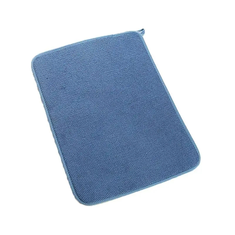 Tapete de secagem de prato no armário tapetes de mesa absorvente de microfibra antiderrapante resistente ao calor almofada de drenagem