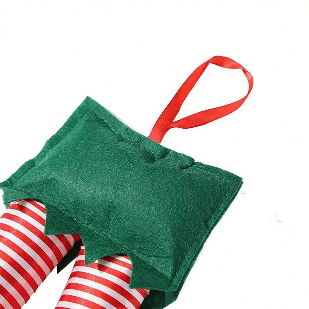 Natal elfo santa pernas acessórios do carro decoração de natal para casa árvore de natal pingentes ornamentos presentes feliz ano novo decoração de casa