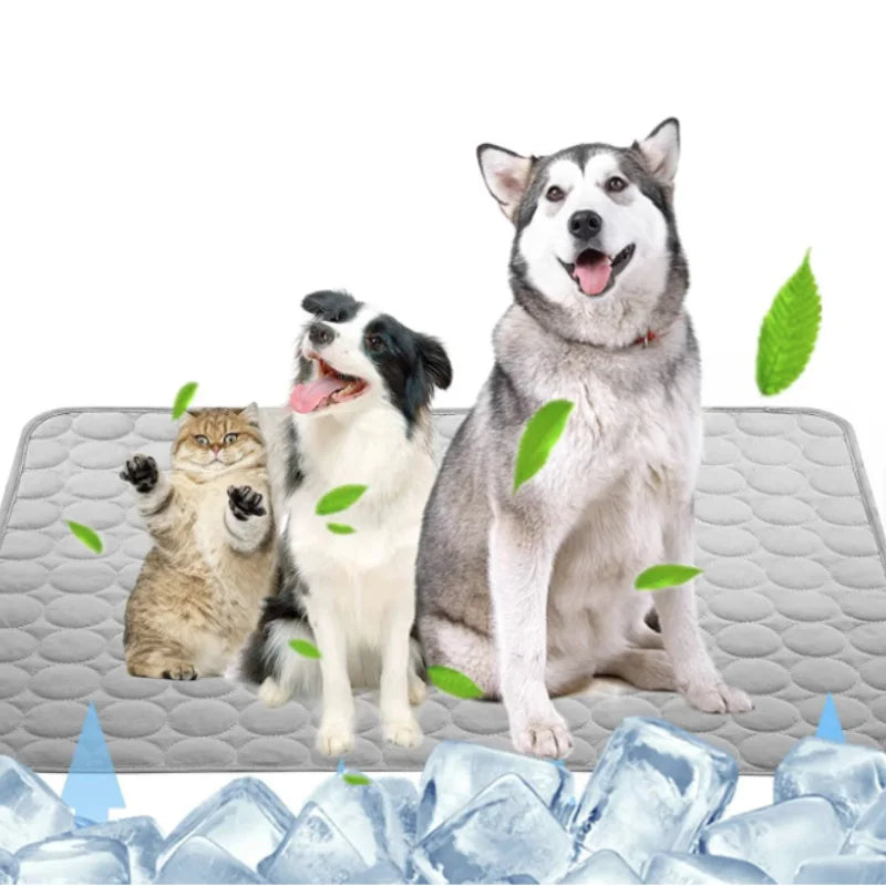 Tapete Refrescante para Cães, Cama Fria de Verão para Pets, Extra Grande para Cães Pequenos e Grandes, Acessórios para Pets