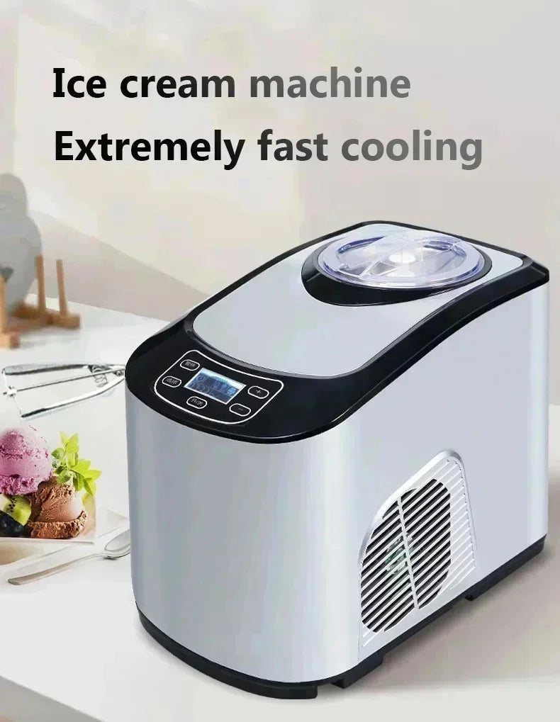 220v 140w inteligente automático comercial máquina de sorvete macio duro termostato ajustável manter frio máquina de gelato doméstico