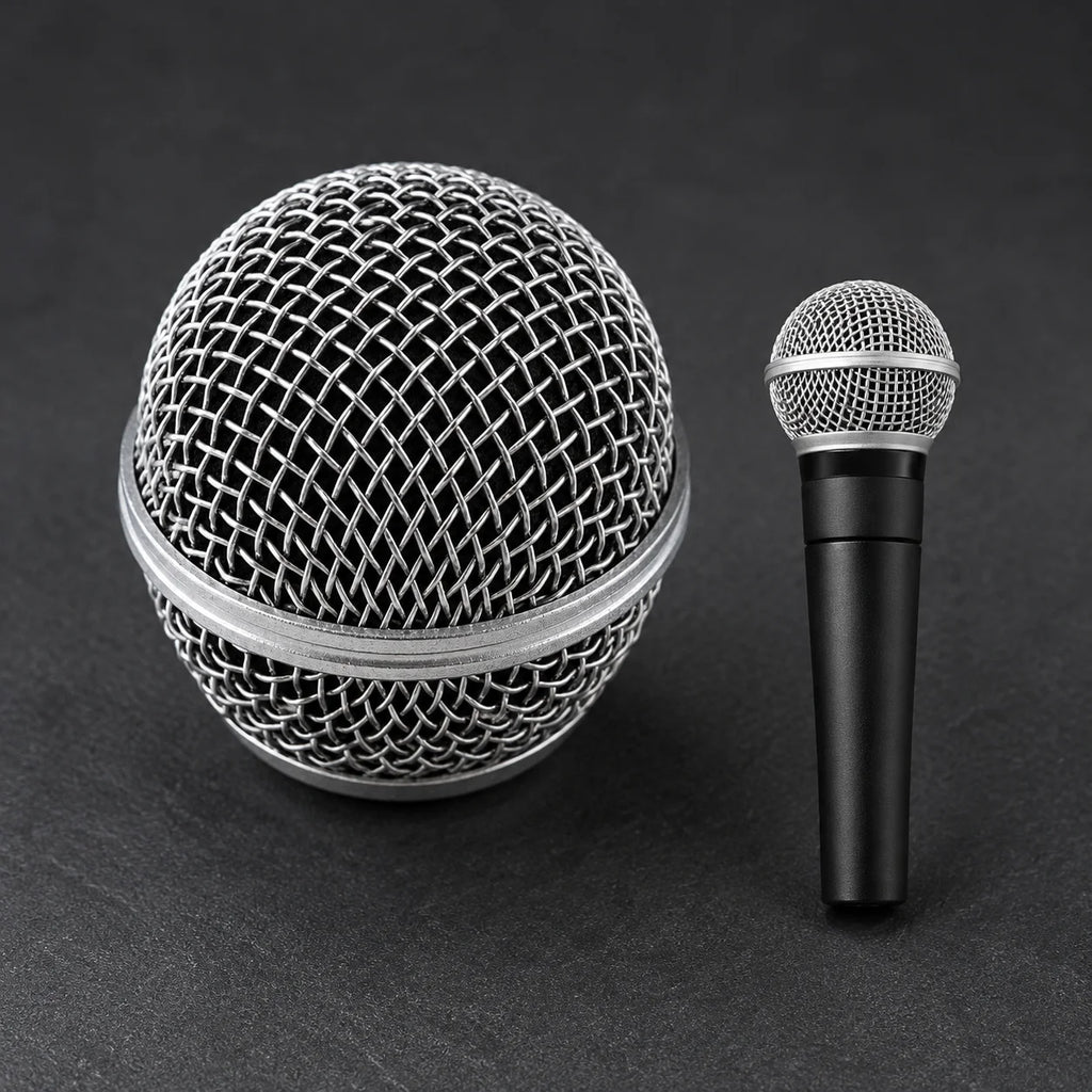 Microphone Grill Ball Mic Grille Cover Head Replacement