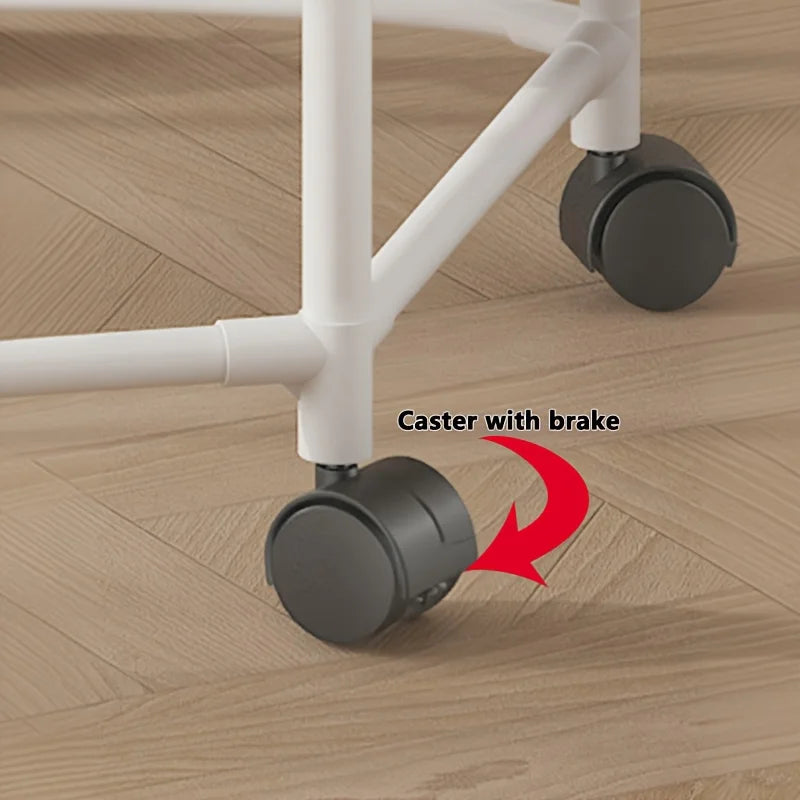 Cabides, rack de secagem de roupas com rodas, varal que economiza espaço para casa, construção de metal resistente, para varanda, sala de estar