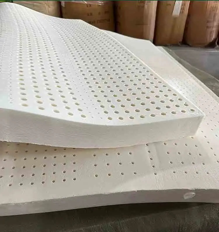 Colchão de Látex Natural com Capa, Tamanho Queen, Firmeza Média, Almofada Macia de Látex para Casa e Dormitório