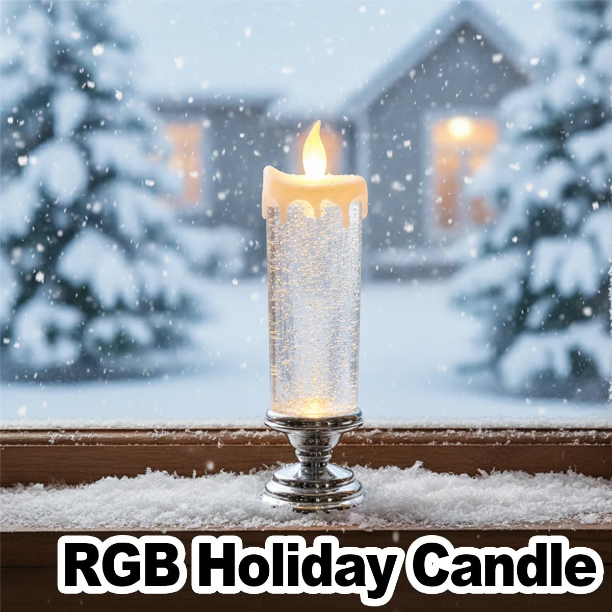 Led vela de natal luz romântica casa luzes velas hotel festival decoração iluminação colorida sem chama decorativa elétrica - Kasa & Pet