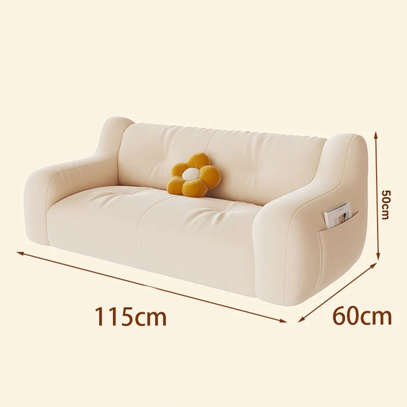 Sofás Bean Bag para 2 Pessoas, Sofás Confortáveis para Sala de Estar, Sofá Bean Bag Portátil para Varanda e Quarto, Tatami Pequeno