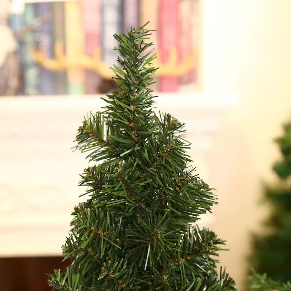 Pano de alta qualidade pvc mini árvore de natal 20/30/40cm artesanato mini árvore de natal diy plantas artificiais presente de ano novo