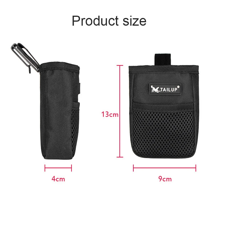 Bolsa de Petiscos Portátil para Treinamento de Cães ao Ar Livre, Suprimentos para Animais de Estimação, Resistência Forte ao Desgaste, Grande Capacidade, Produtos para Filhotes, Bolsa de Cintura Durável