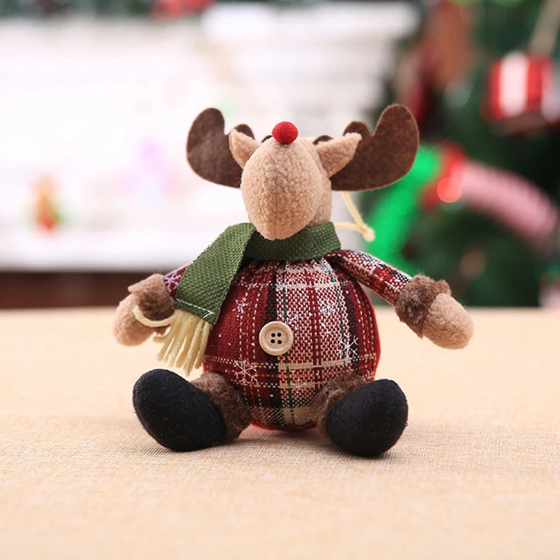 Enfeites de Natal Bonecos Decorações de Feliz Natal para Decoração de Mesa de Casa Presente de Natal 2026 Decoração de Ano Novo 2026 Noel