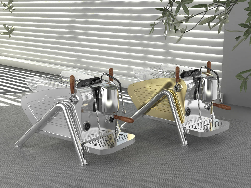 Cafeteira comercial de aço inoxidável com concentração totalmente automática