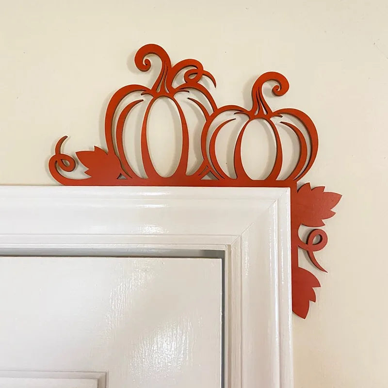 Halloween nova moldura de porta de madeira decoração porta canto casa aranha morcego fantasma decoração estilo gótico ornamento de halloween