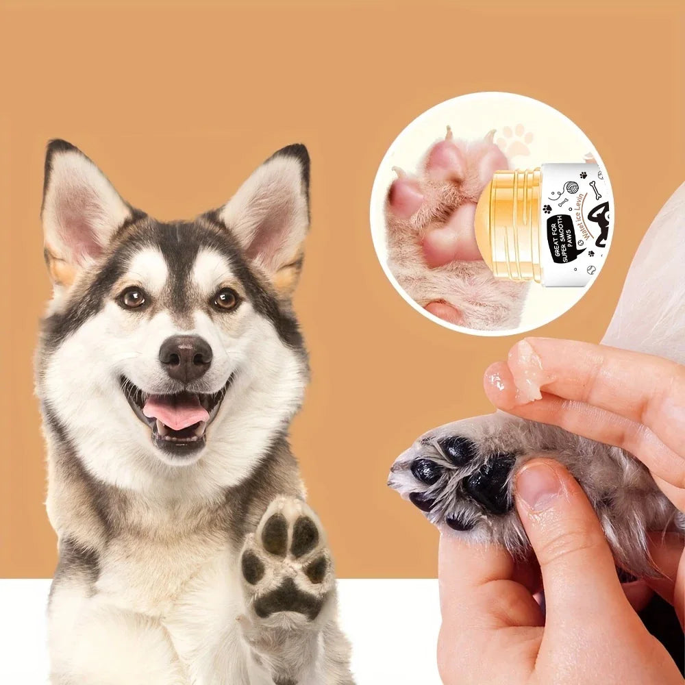 Bálsamo para patas de cachorro - Lick Safe Snout Soother - Estimulação hidratante, calmante e nutritiva - Evitar rachaduras e feridas - Creme para pés de cachorro encerado, óleo, manteiga, extrato